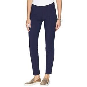 Lilly Pulitzer Midnight Navy Alessia Stretch Navy Dinner Dress Pants, Size 2